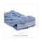 Unisan 1.25 in Cut-End Wet Mop, Blue, Cotton/Synthetic, PK12, UNS 2024B UNS 2024B - alternate 4